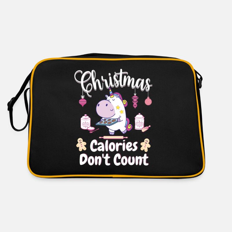 Süßes Christmas Unicorn Bakery Weihnachtsgeschenk Retro Tasche