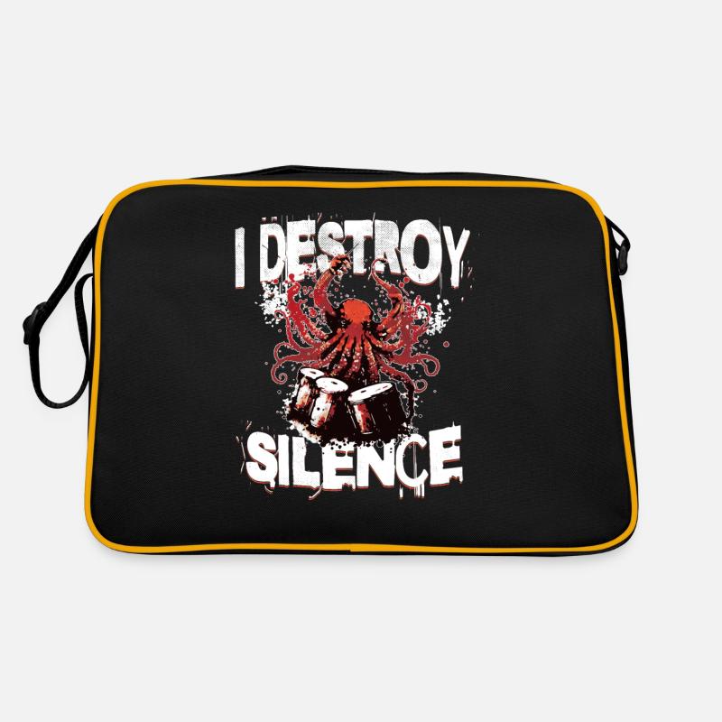Octopus Drums détruit le batteur de silence Sac Retro