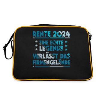 Retraite 2024 Légende Adieu Cadeau Adieu - Sac Retro - noir/or - Dos