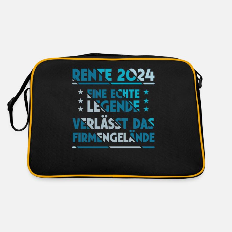 Rente 2024 Legende Abschiedsgeschenk Abschied Retro Tasche