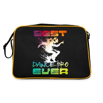 Meilleur danseur cool de Dance Bro de tous les temps - Sac Retro - noir/or - Dos