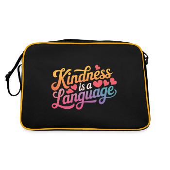 Altruismo Selfless Giving Giving School Spirit - Retro Bag - black/gold - Back