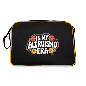 Altruismo Selfless Giving Giving School Spirit - Retro Bag - black/gold - Back