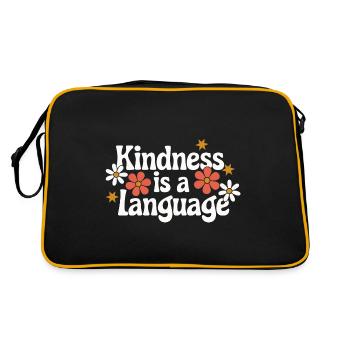 Altruismo Selfless Giving Giving School Spirit - Retro Bag - black/gold - Back