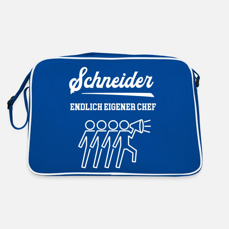 Schneider Chef Selbstständigkeit Schneiderei Retro Tasche