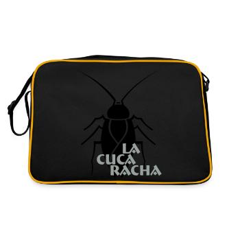 La Cucaracha, la blatte, espagnol, Español - Sac Retro - noir/or - Dos