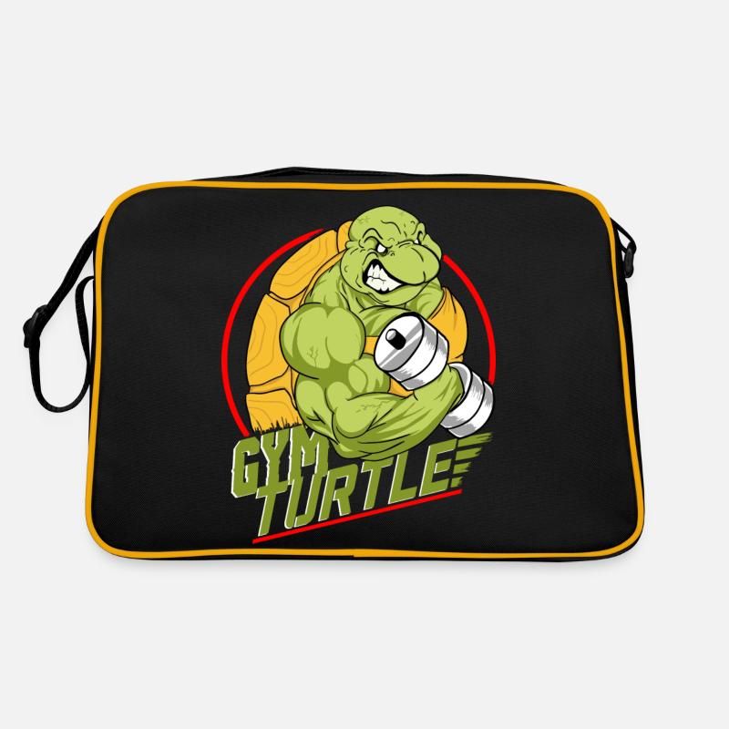Gym Gym Turtle Design Sac Retro