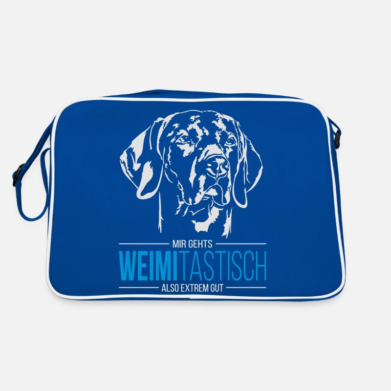 WEIMITASTISCH Weimaraner Retro Tasche