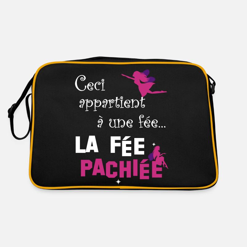 Fée paschiée - Sac Retro - noir/or