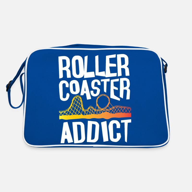 Roller Coaster Addict Retro Bag