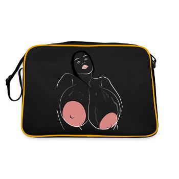 Eva - Retro Bag - black/gold - Back