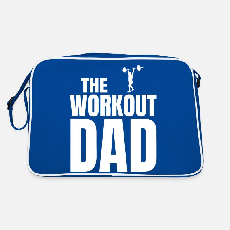 The workout dad (white) Retro Bag