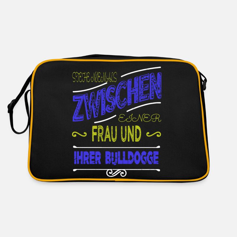 hunderasse humor geschenk bday Retro Tasche