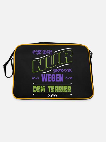 déclaration cool disant geek bday drôle grand danois - Sac Retro - noir/or - Dos