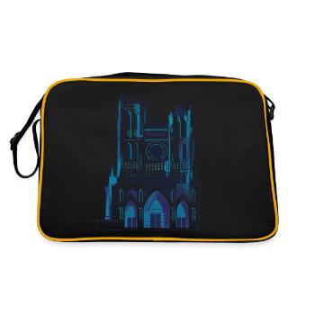 Cathédrale d’Amiens - Sac Retro - noir/or - Dos