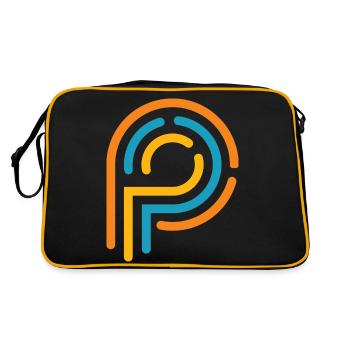 P Clothing Brand - Retro Bag - black/gold - Back