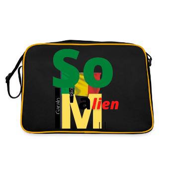 So malien=so malian - Sac Retro - noir/or - Dos