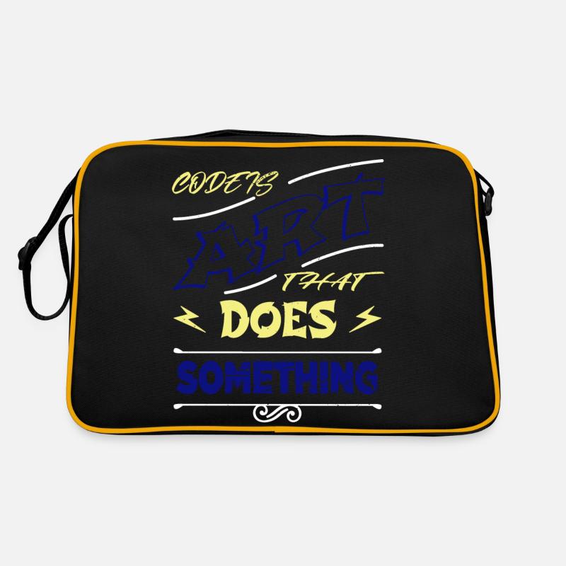 langage informatique Sac Retro