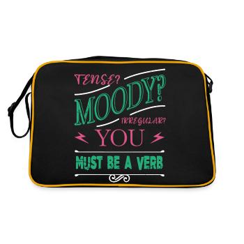 anniversaire cadeau éditeur dictons anniversaire littéraire - Sac Retro - noir/or - Dos