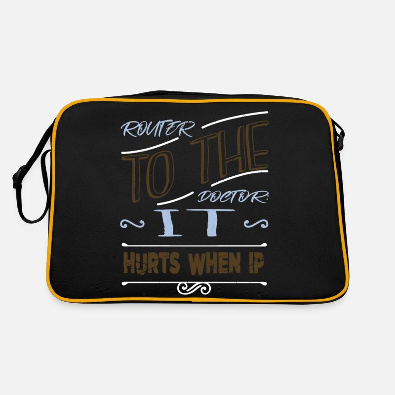 statement programming humor hacker fans Retro Tasche