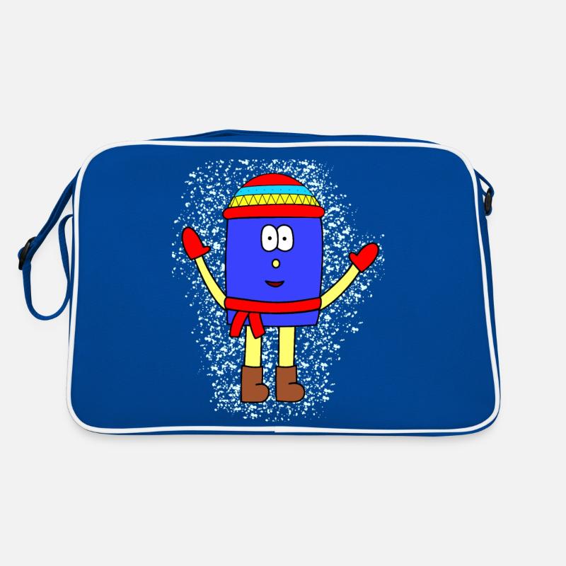 Winter Mutismus-Design Retro Tasche