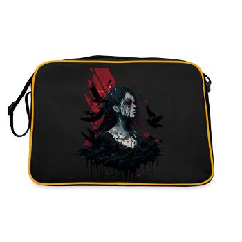 Fille noire II - Sac Retro - noir/or - Dos
