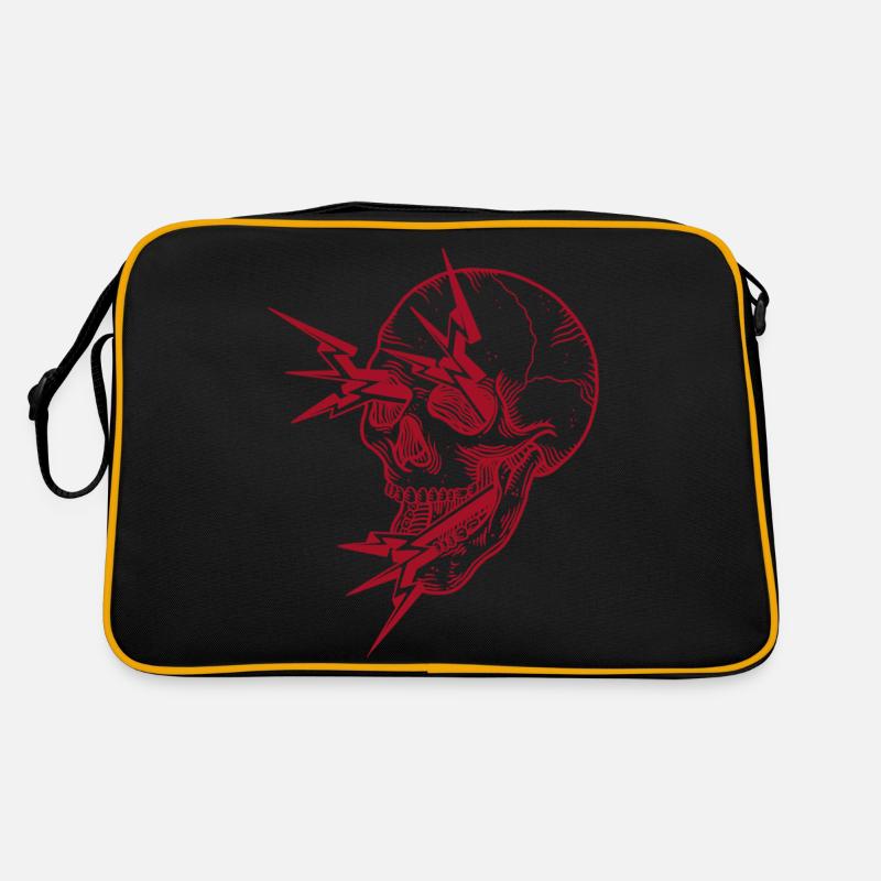 Skull flash red Sac Retro