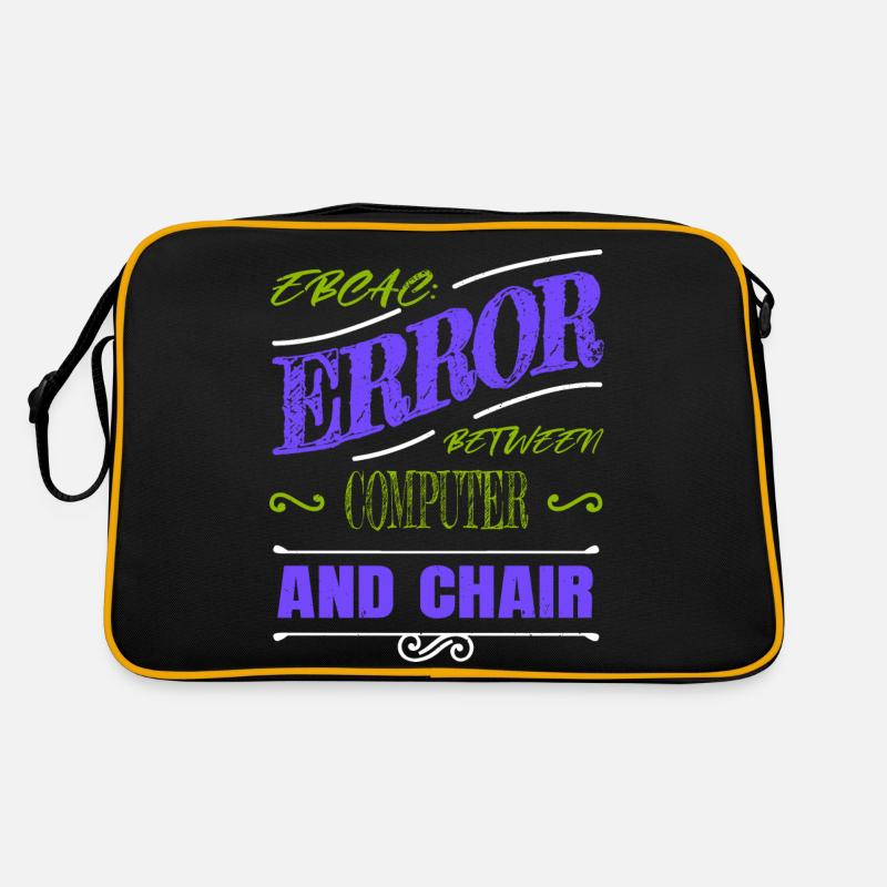 geek funny hacker equestrian computer science Retro Tasche