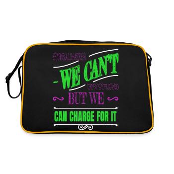 Programmation Cadeau Ethical Fingers Fun - Sac Retro - noir/or - Dos