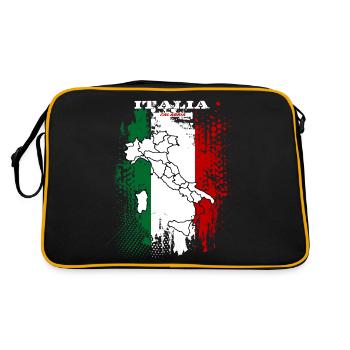 Calabre - Sac Retro - noir/or - Dos