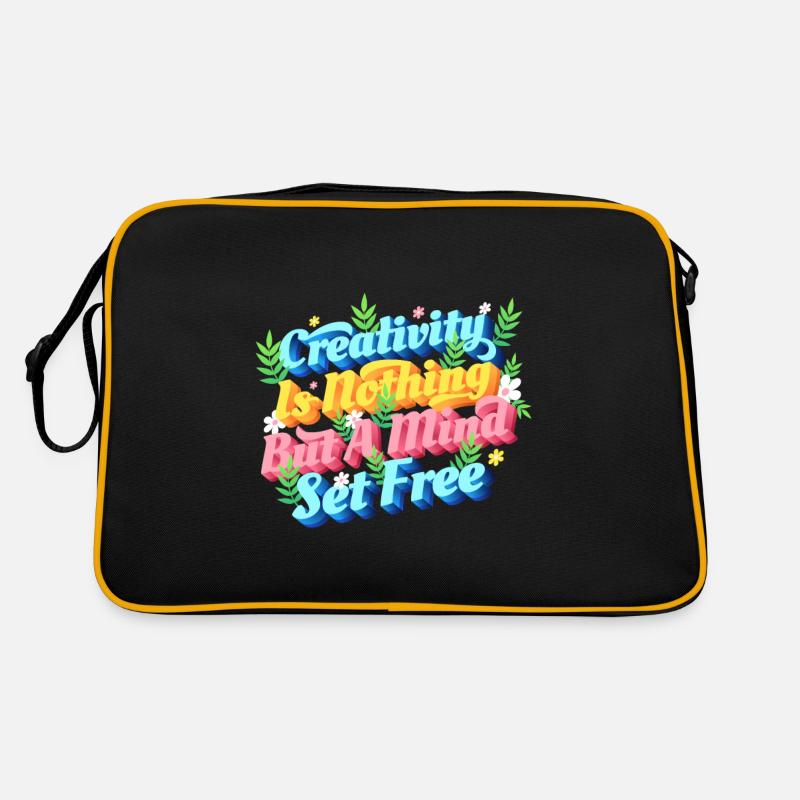 Just relax have a dorite - Retro Bag - black/gold