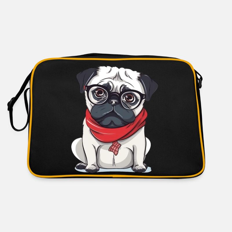 Mops Retro Tasche