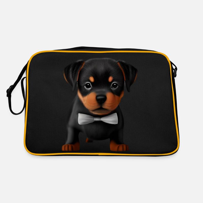 Rottweiler chiot chiot Rottweiler chien chiens Sac Retro