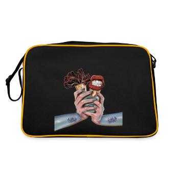 Crème glacée Ocean Dream - Sac Retro - noir/or - Dos