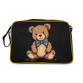 Attaché et câlin - Sac Retro - noir/or - Dos