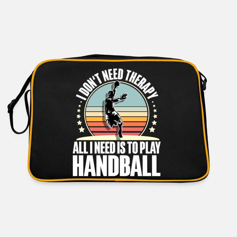 Handball Handballer Retro Tasche