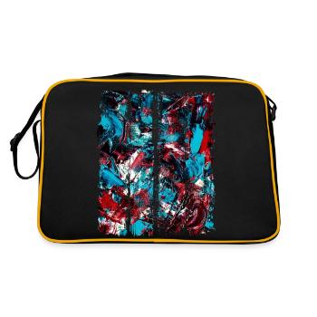 art digitalart graphicdesign vector art graphics - Retro Bag - black/gold - Back