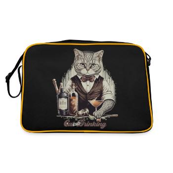 Cat Keeper - Retro Bag - black/gold - Back