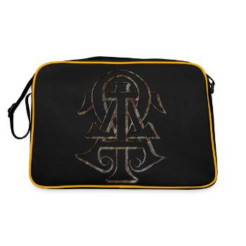 Je suis Alpha et Omega Jesus Christ Hope Religious - Sac Retro - noir/or - Dos