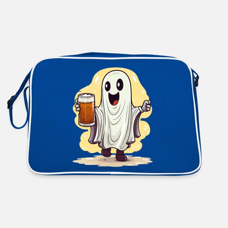 Halloween Ghost Ghost Beer Alcohol Funny Retro Bag