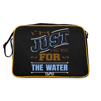 Piscine intérieure Piscine intérieure T-shirts - Sac Retro - noir/or - Dos