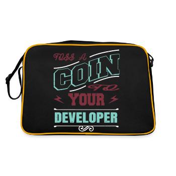 Computer Health Informatics Specialist - Retro Bag - black/gold - Back