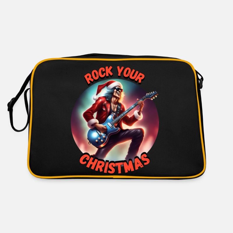 Noël rock - Sac Retro - noir/or