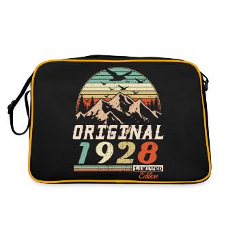 1928 vintage anniversaire rétro vintage cadeau - Sac Retro - noir/or - Dos