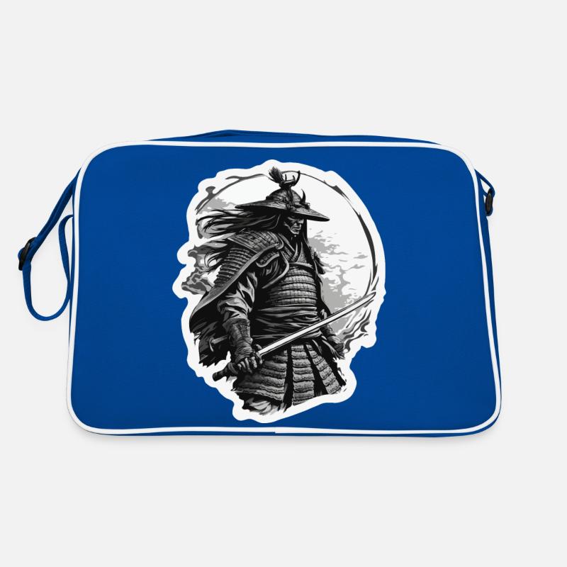 Samurai / Japanisch / Harakiri / Katana / Mann Retro Tasche