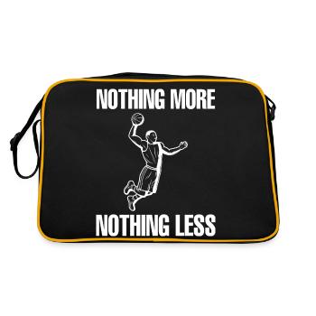 Basket-ball - Sac Retro - noir/or - Dos