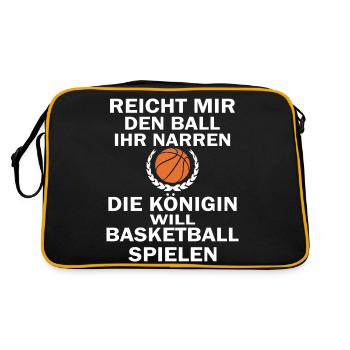 Basket-ball - Sac Retro - noir/or - Dos