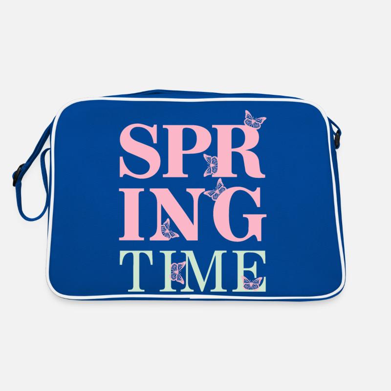 SpringTime - Endlich Frühling! Retro Tasche