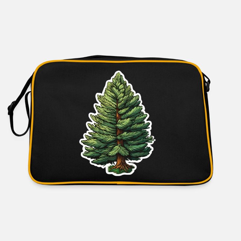 Fir Single Tree Retro Bag