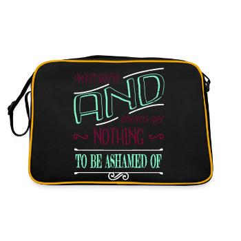 Tronçonneuse amusante charpentier cadeau idée cool - Sac Retro - noir/or - Dos